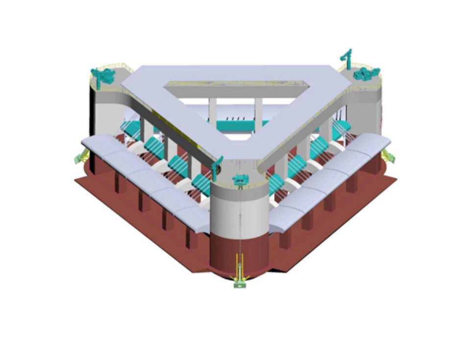 波浪能(néng)發電(diàn)綜合平台